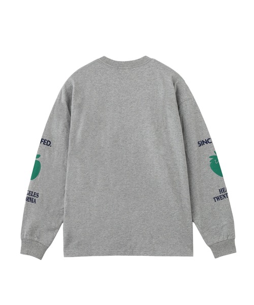 MILKFED.(ミルクフェド)の「FRUIT SLEEVE PRINT L/S TEE(Tシャツ/カットソー・レディース・ホワイト/オレンジ/アッシュ・M/L)」の6枚目の写真
