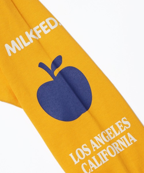 MILKFED.(ミルクフェド)の「FRUIT SLEEVE PRINT L/S TEE(Tシャツ/カットソー・レディース・ホワイト/オレンジ/アッシュ・M/L)」の11枚目の写真