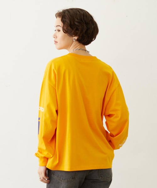 MILKFED.(ミルクフェド)の「FRUIT SLEEVE PRINT L/S TEE(Tシャツ/カットソー・レディース・ホワイト/オレンジ/アッシュ・M/L)」の16枚目の写真