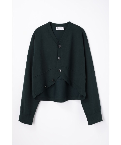 超美品【nagonstans】夏用 カーディガン hem-design cardigan（カーディガン/ボレロ）｜nagonstans（ナゴ