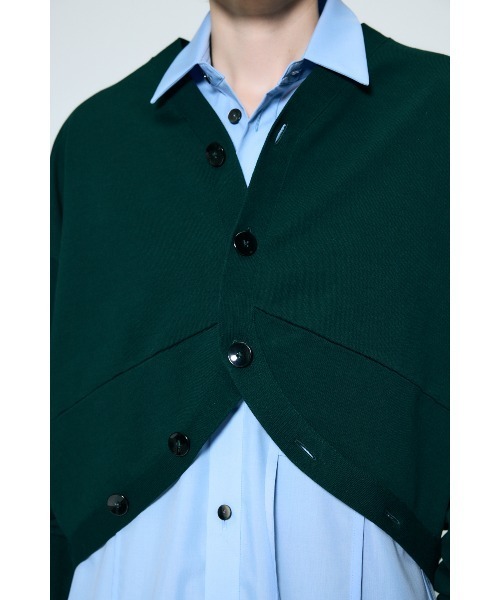 nagonstans(ナゴンスタンス)の「hem-design cardigan(カーディガン/ボレロ・レディース・ダークグリーン/チャコールグレー/ブラック・MEDIUM)」の9枚目の写真