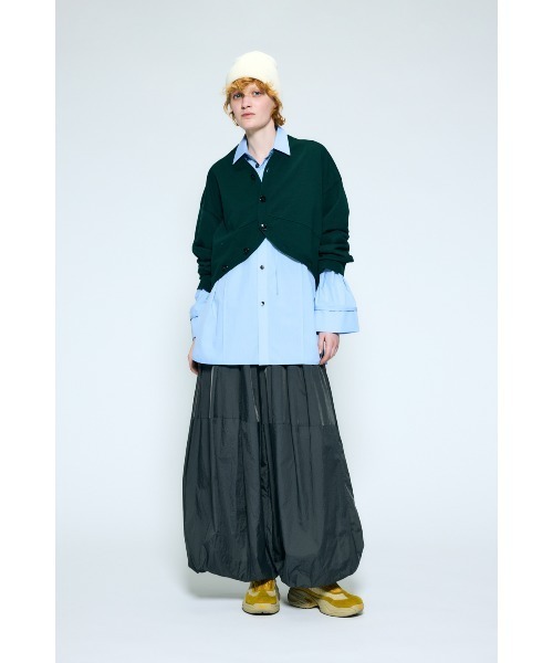 nagonstans(ナゴンスタンス)の「hem-design cardigan(カーディガン/ボレロ・レディース・ダークグリーン/チャコールグレー/ブラック・MEDIUM)」の5枚目の写真