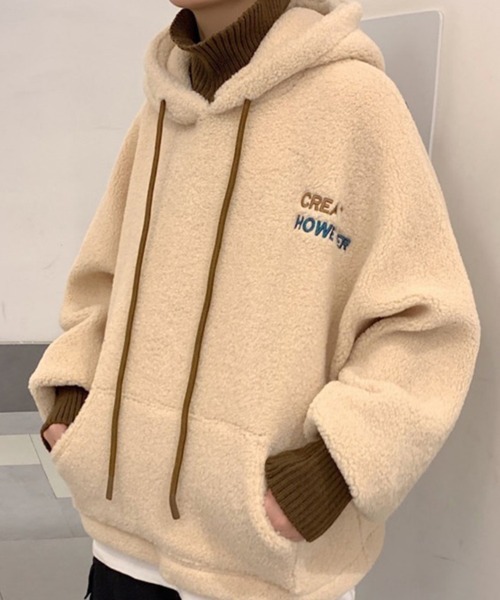 KELVIN(ケルヴァン)の「Cloud Fleece Hoodie クラウドフリースフーディ(パーカー・メンズ・アイボリー・MEDIUM/LARGE)」の14枚目の写真