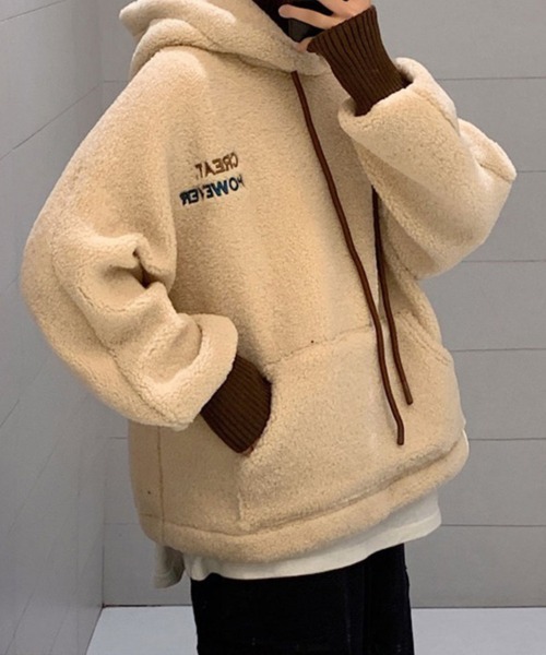 KELVIN(ケルヴァン)の「Cloud Fleece Hoodie クラウドフリースフーディ(パーカー・メンズ・アイボリー・MEDIUM/LARGE)」の11枚目の写真