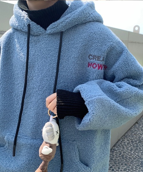 KELVIN(ケルヴァン)の「Cloud Fleece Hoodie クラウドフリースフーディ(パーカー・メンズ・アイボリー・MEDIUM/LARGE)」の13枚目の写真
