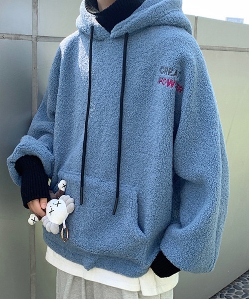 KELVIN(ケルヴァン)の「Cloud Fleece Hoodie クラウドフリースフーディ(パーカー・メンズ・アイボリー・MEDIUM/LARGE)」の7枚目の写真