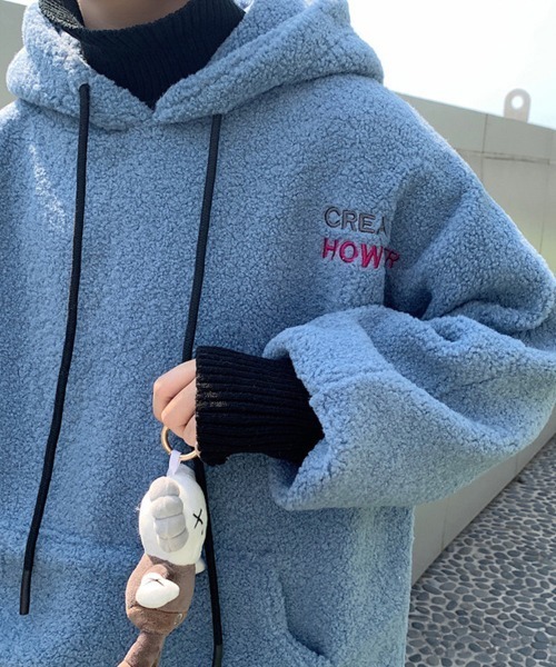 KELVIN(ケルヴァン)の「Cloud Fleece Hoodie クラウドフリースフーディ(パーカー・メンズ・アイボリー・MEDIUM/LARGE)」の4枚目の写真