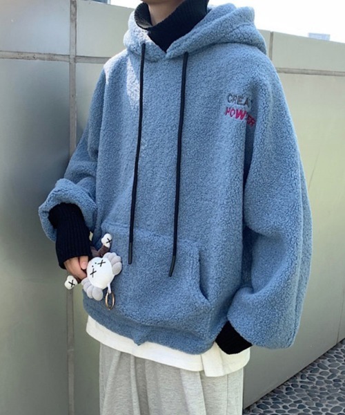 KELVIN(ケルヴァン)の「Cloud Fleece Hoodie クラウドフリースフーディ(パーカー・メンズ・アイボリー・MEDIUM/LARGE)」の5枚目の写真
