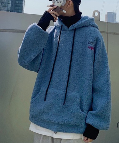 KELVIN(ケルヴァン)の「Cloud Fleece Hoodie クラウドフリースフーディ(パーカー・メンズ・アイボリー・MEDIUM/LARGE)」の6枚目の写真