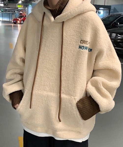KELVIN(ケルヴァン)の「Cloud Fleece Hoodie クラウドフリースフーディ(パーカー・メンズ・アイボリー・MEDIUM/LARGE)」の15枚目の写真