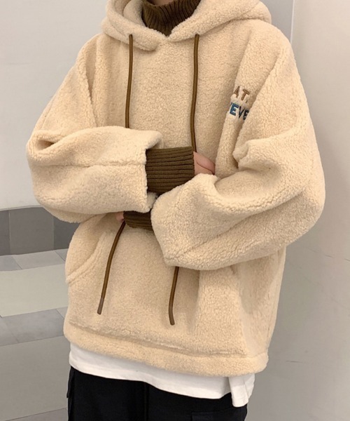 KELVIN(ケルヴァン)の「Cloud Fleece Hoodie クラウドフリースフーディ(パーカー・メンズ・アイボリー・MEDIUM/LARGE)」の16枚目の写真
