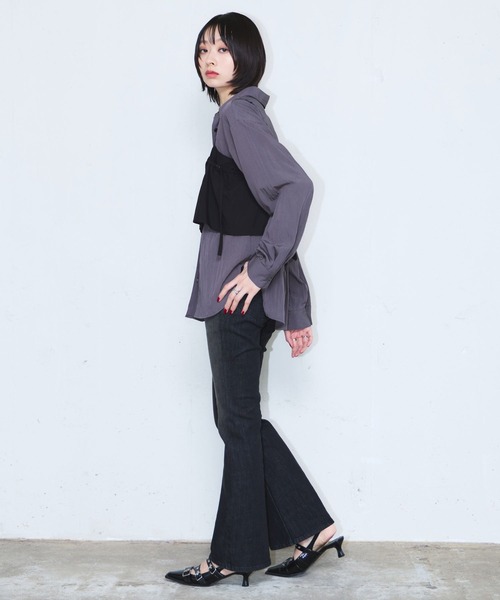PAGEBOY(ページボーイ)の「スマートレッグデニム(デニムパンツ・レディース・ブルー/ブラック・MEDIUM/SMALL)」の20枚目の写真