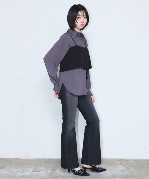 PAGEBOY(ページボーイ)の「スマートレッグデニム(デニムパンツ・レディース・ブルー/ブラック・MEDIUM/SMALL)」の21枚目の写真