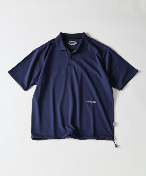 B.C STOCK（ベーセーストック）の「OLIVEDRAB DRAWCODE ポロシャツ（ポロシャツ・メンズ・ネイビー/ブラック/ホワイト・MEDIUM/LARGE）」の3枚目の写真