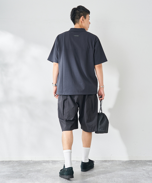 B.C STOCK（ベーセーストック）の「OLIVEDRAB DRAWCODE ポロシャツ（ポロシャツ・メンズ・ネイビー/ブラック/ホワイト・MEDIUM/LARGE）」の6枚目の写真