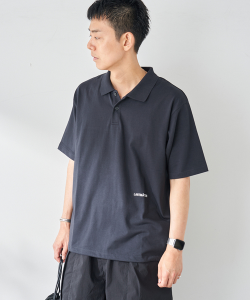 B.C STOCK（ベーセーストック）の「OLIVEDRAB DRAWCODE ポロシャツ（ポロシャツ・メンズ・ネイビー/ブラック/ホワイト・MEDIUM/LARGE）」の7枚目の写真