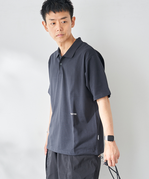 B.C STOCK（ベーセーストック）の「OLIVEDRAB DRAWCODE ポロシャツ（ポロシャツ・メンズ・ネイビー/ブラック/ホワイト・MEDIUM/LARGE）」の8枚目の写真
