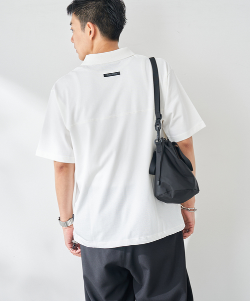 B.C STOCK（ベーセーストック）の「OLIVEDRAB DRAWCODE ポロシャツ（ポロシャツ・メンズ・ネイビー/ブラック/ホワイト・MEDIUM/LARGE）」の19枚目の写真