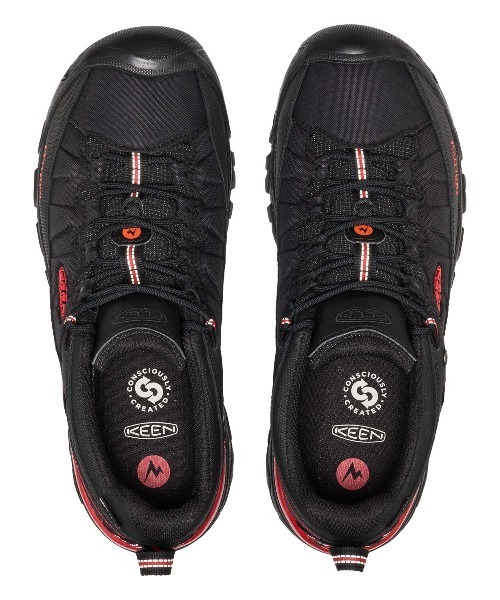 KEEN(キーン)の「KEEN/キーン TARGHEE EXP WP ターギー イーエックスピー ウォータープルーフ 1032965(スニーカー・メンズ・ブラック・27.0cm/28.0cm/26.5cm/27.5cm/26.0cm)」の4枚目の写真