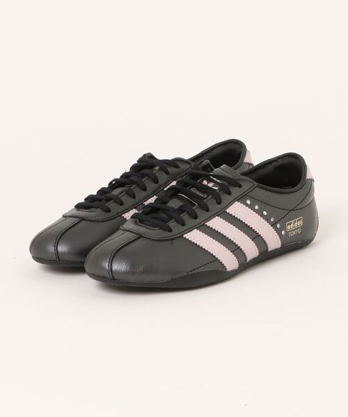 adidas(アディダス)の「ADIDAS アディダス TOKYO W トーキョー W LA3432 ABC-MART限定 *CORE/SAND/CORE(スニーカー・レディース・ブラック・27.0cm/26.5cm/26.0cm/25.5cm/25.0cm/24.5cm/24.0cm/23.5cm/23.0cm/22.5cm/22.0cm)」の1枚目の写真