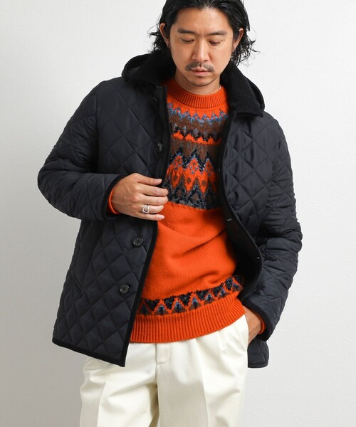 Traditional Weatherwear（トラディショナルウェザーウェア）の「【Traditional Weatherwear】別注 DERBY MIDDLE キルティングジャケット 26AW（ブルゾン・メンズ・ブラック/ネイビー・36/38/40/42/44）」の2枚目の写真