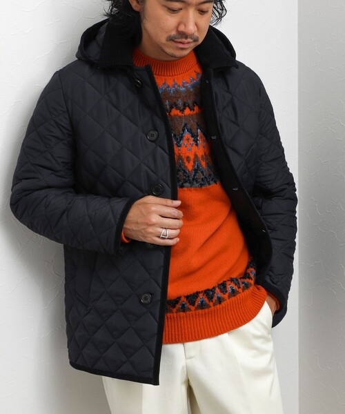 Traditional Weatherwear（トラディショナルウェザーウェア）の「【Traditional Weatherwear】別注 DERBY MIDDLE キルティングジャケット 26AW（ブルゾン・メンズ・ブラック/ネイビー・36/38/40/42/44）」の9枚目の写真