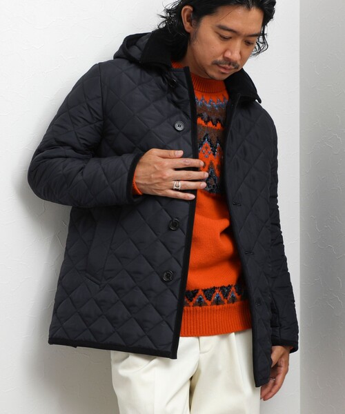 Traditional Weatherwear（トラディショナルウェザーウェア）の「【Traditional Weatherwear】別注 DERBY MIDDLE キルティングジャケット 26AW（ブルゾン・メンズ・ブラック/ネイビー・36/38/40/42/44）」の10枚目の写真
