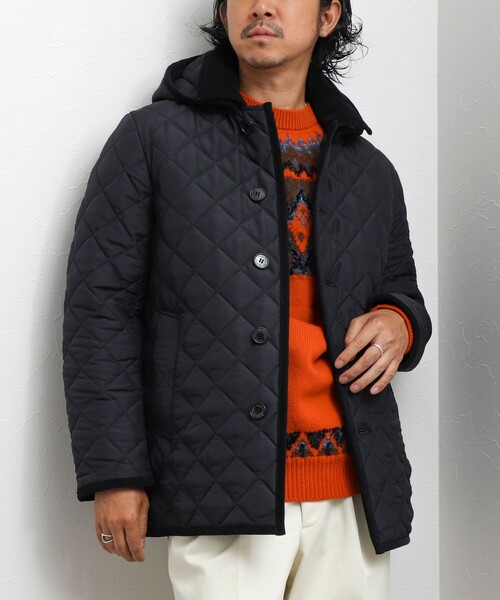 Traditional Weatherwear（トラディショナルウェザーウェア）の「【Traditional Weatherwear】別注 DERBY MIDDLE キルティングジャケット 26AW（ブルゾン・メンズ・ブラック/ネイビー・36/38/40/42/44）」の11枚目の写真