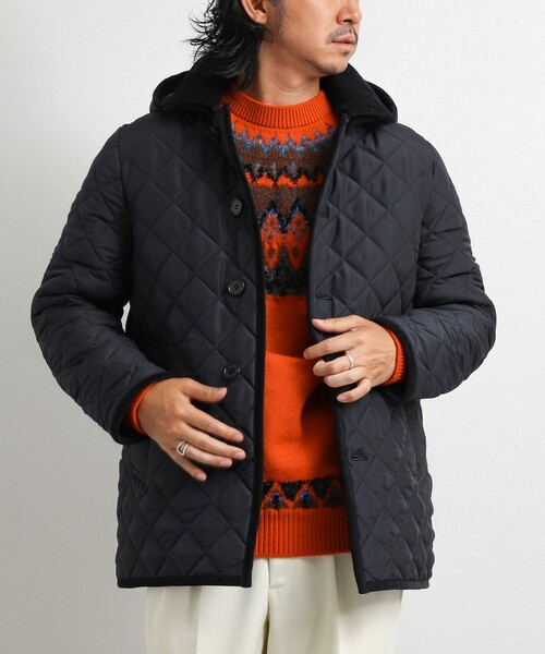 Traditional Weatherwear（トラディショナルウェザーウェア）の「【Traditional Weatherwear】別注 DERBY MIDDLE キルティングジャケット 26AW（ブルゾン・メンズ・ブラック/ネイビー・36/38/40/42/44）」の12枚目の写真
