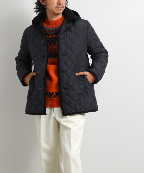 Traditional Weatherwear（トラディショナルウェザーウェア）の「【Traditional Weatherwear】別注 DERBY MIDDLE キルティングジャケット 26AW（ブルゾン・メンズ・ブラック/ネイビー・36/38/40/42/44）」の13枚目の写真