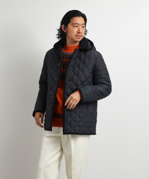 Traditional Weatherwear（トラディショナルウェザーウェア）の「【Traditional Weatherwear】別注 DERBY MIDDLE キルティングジャケット 26AW（ブルゾン・メンズ・ブラック/ネイビー・36/38/40/42/44）」の15枚目の写真
