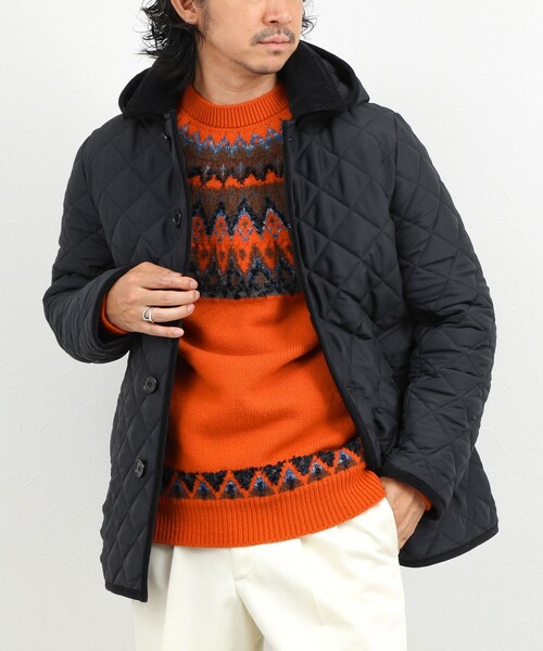 Traditional Weatherwear（トラディショナルウェザーウェア）の「【Traditional Weatherwear】別注 DERBY MIDDLE キルティングジャケット 26AW（ブルゾン・メンズ・ブラック/ネイビー・36/38/40/42/44）」の17枚目の写真