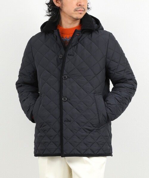 Traditional Weatherwear（トラディショナルウェザーウェア）の「【Traditional Weatherwear】別注 DERBY MIDDLE キルティングジャケット 26AW（ブルゾン・メンズ・ブラック/ネイビー・36/38/40/42/44）」の18枚目の写真
