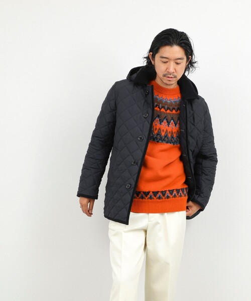 Traditional Weatherwear（トラディショナルウェザーウェア）の「【Traditional Weatherwear】別注 DERBY MIDDLE キルティングジャケット 26AW（ブルゾン・メンズ・ブラック/ネイビー・36/38/40/42/44）」の22枚目の写真