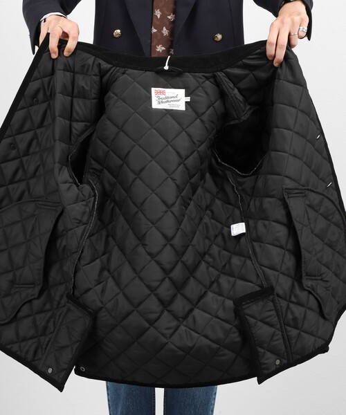 Traditional Weatherwear（トラディショナルウェザーウェア）の「【Traditional Weatherwear】別注 DERBY MIDDLE キルティングジャケット 26AW（ブルゾン・メンズ・ブラック/ネイビー・36/38/40/42/44）」の7枚目の写真