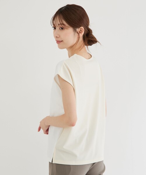 Jayro（ジャイロ）の「エステルスパンツイストプルオーバー（Tシャツ/カットソー・レディース・キャメル/ホワイト系その他2/イエロー系その他4/ブルー系その他2・FREE）」の6枚目の写真