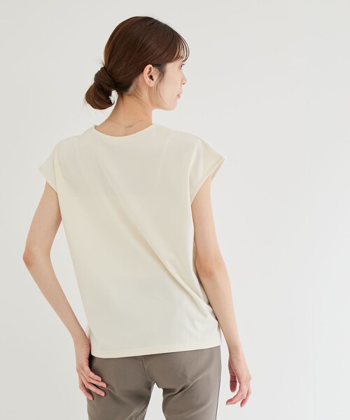 Jayro（ジャイロ）の「エステルスパンツイストプルオーバー（Tシャツ/カットソー・レディース・キャメル/ホワイト系その他2/イエロー系その他4/ブルー系その他2・FREE）」の7枚目の写真
