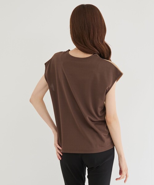 Jayro（ジャイロ）の「エステルスパンツイストプルオーバー（Tシャツ/カットソー・レディース・キャメル/ホワイト系その他2/イエロー系その他4/ブルー系その他2・FREE）」の14枚目の写真