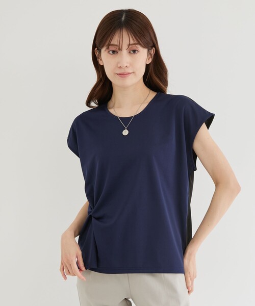 Jayro（ジャイロ）の「エステルスパンツイストプルオーバー（Tシャツ/カットソー・レディース・キャメル/ホワイト系その他2/イエロー系その他4/ブルー系その他2・FREE）」の19枚目の写真