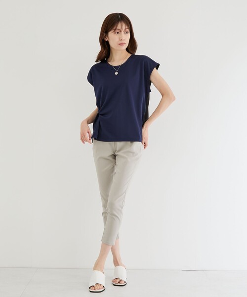 Jayro（ジャイロ）の「エステルスパンツイストプルオーバー（Tシャツ/カットソー・レディース・キャメル/ホワイト系その他2/イエロー系その他4/ブルー系その他2・FREE）」の22枚目の写真