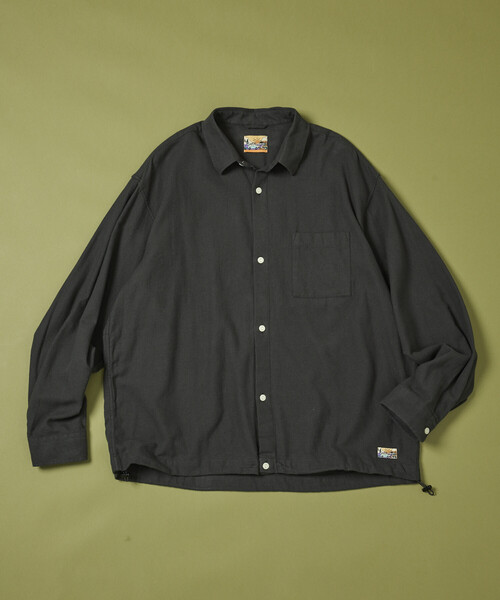 FREAK'S STORE(フリークスストア)の「FREAK'S STORE for BEACH & FES ロングスリーブ スピンドル フランネルシャツ(シャツ/ブラウス・メンズ・ブラック/ブラウン/ブルー/チャコールグレー/ナチュラル・SMALL/MEDIUM/LARGE)」の8枚目の写真