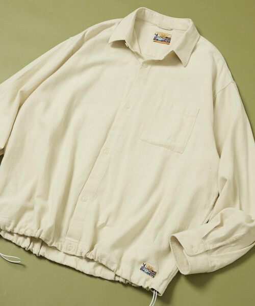 FREAK'S STORE(フリークスストア)の「FREAK'S STORE for BEACH & FES ロングスリーブ スピンドル フランネルシャツ(シャツ/ブラウス・メンズ・ブラック/ブラウン/ブルー/チャコールグレー/ナチュラル・SMALL/MEDIUM/LARGE)」の5枚目の写真