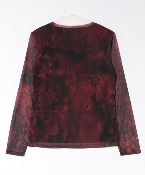 Desigual（デシグアル）の「【Desigual × Maria Ecoste】Long Sleeve Top / ロングスリーブトップ（Tシャツ/カットソー・レディース・レッド・L/M/S/XL/XS）」の2枚目の写真