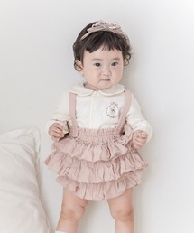 DADWAY（ダッドウェイ）の「mocmof　サス付きおめかしフリルパンツ（スカート）」