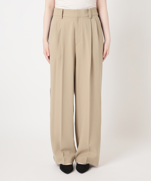 journal standard L'essage（ジャーナルスタンダードレサージュ）の「ツイルラインパンツ（その他パンツ・レディース・ベージュ/ネイビー・36/38）」の15枚目の写真