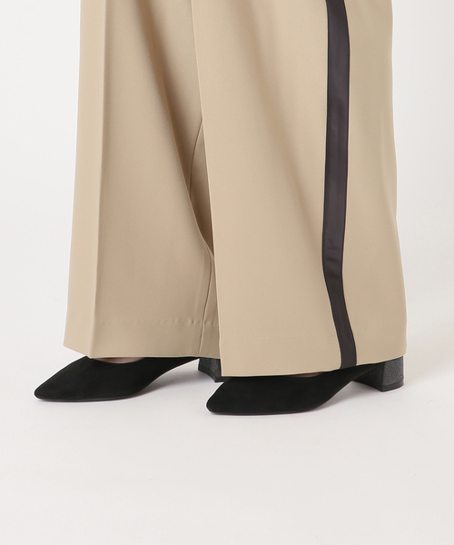 journal standard L'essage（ジャーナルスタンダードレサージュ）の「ツイルラインパンツ（その他パンツ・レディース・ベージュ/ネイビー・36/38）」の22枚目の写真