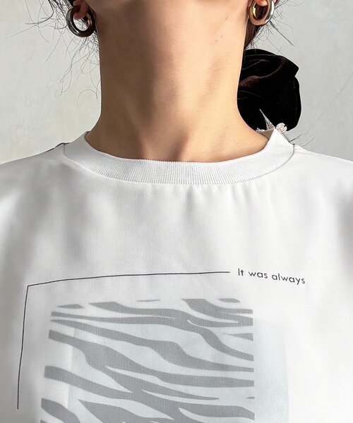 un dix cors(アンディコール)の「バイカラーレイヤードプルオーバー(Tシャツ/カットソー・レディース・モカ/ブラック/オフホワイト・FREE)」の21枚目の写真