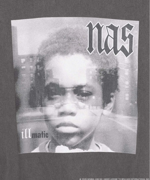 BAYFLOW（ベイフロー）の「【Nas】Illmatic TEE [一部店舗・WEB限定]（Tシャツ/カットソー・メンズ・チャコールグレー/ブラウン・SMALL/MEDIUM/LARGE）」の12枚目の写真