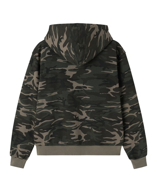 Openyard（オープンヤード）の「『Openyard/オープンヤード』LOGO PATCH HOODIE ZIP UP/迷彩ロゴパッチフーディー（パーカー・メンズ・カモフラージュ・M/L）」の13枚目の写真
