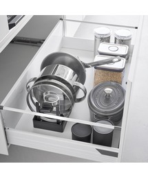 tower（タワー）の「シンク下幅調節鍋蓋&フライパン収納スタンド タワー W32（キッチン収納）」